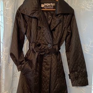 Mid length black jacket